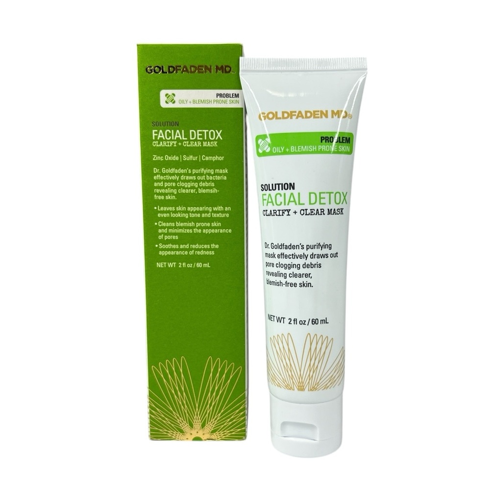 NEW Goldfaden MD Facial Detox Clarify + Clear Mask For Blemish Prone Skin